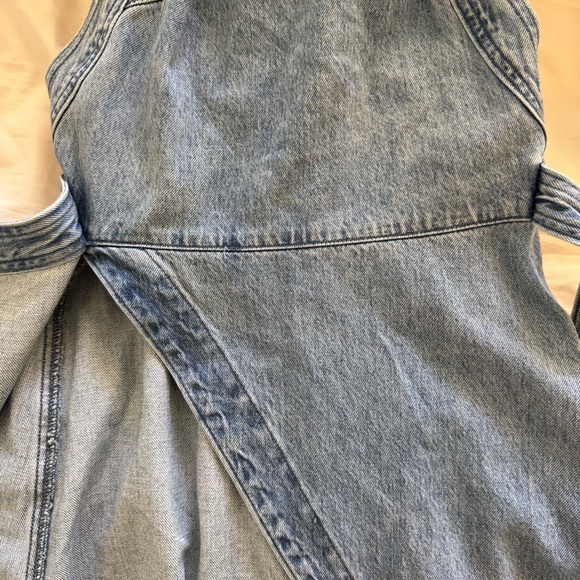 Aritzia Denim Forum denim wrap dress size 2 NWT - Picture 8 of 8